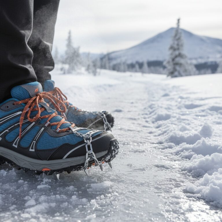 Moments When You Must Wear Crampons During Winter Trail Running